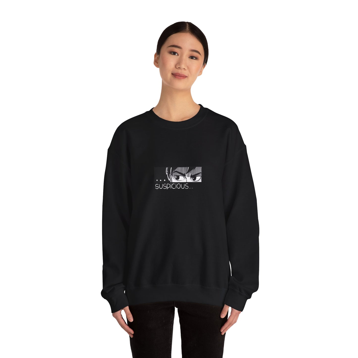 Suspicious Look - Premium Quality Sweatshirt - UNISEX