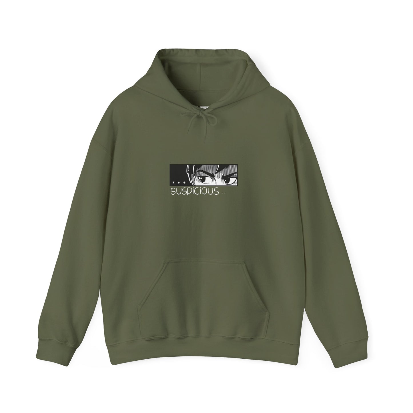 Suspicious look - Premium quality Hoodie