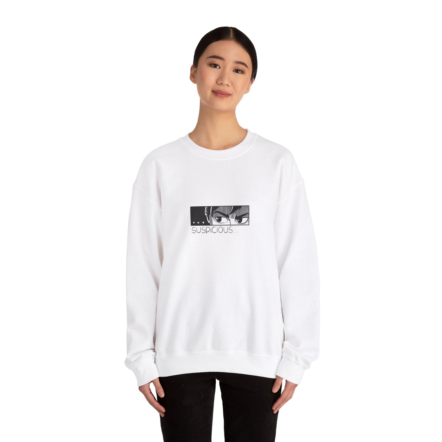 Suspicious Look - Premium Quality Sweatshirt - UNISEX