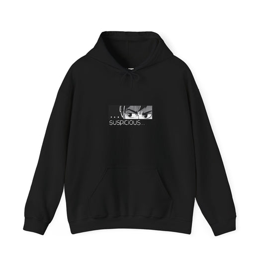 Suspicious look - Premium quality Hoodie